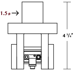 CAD drawing of 4th Axis Model